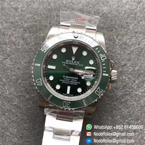 costo rolex noob v9|Noob V9 Rolex Submariner 116610LV Hulk Green Dial & Green .